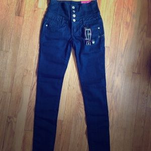 High rise skinny jeans!